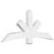 Ekena Millwork Alberta Architectural Grade PVC Gable Bracket, 72"W x 30"H x 4"D x 6"F, 10/12 Pitch GBP072X30X0406ALB00 - alternate 1